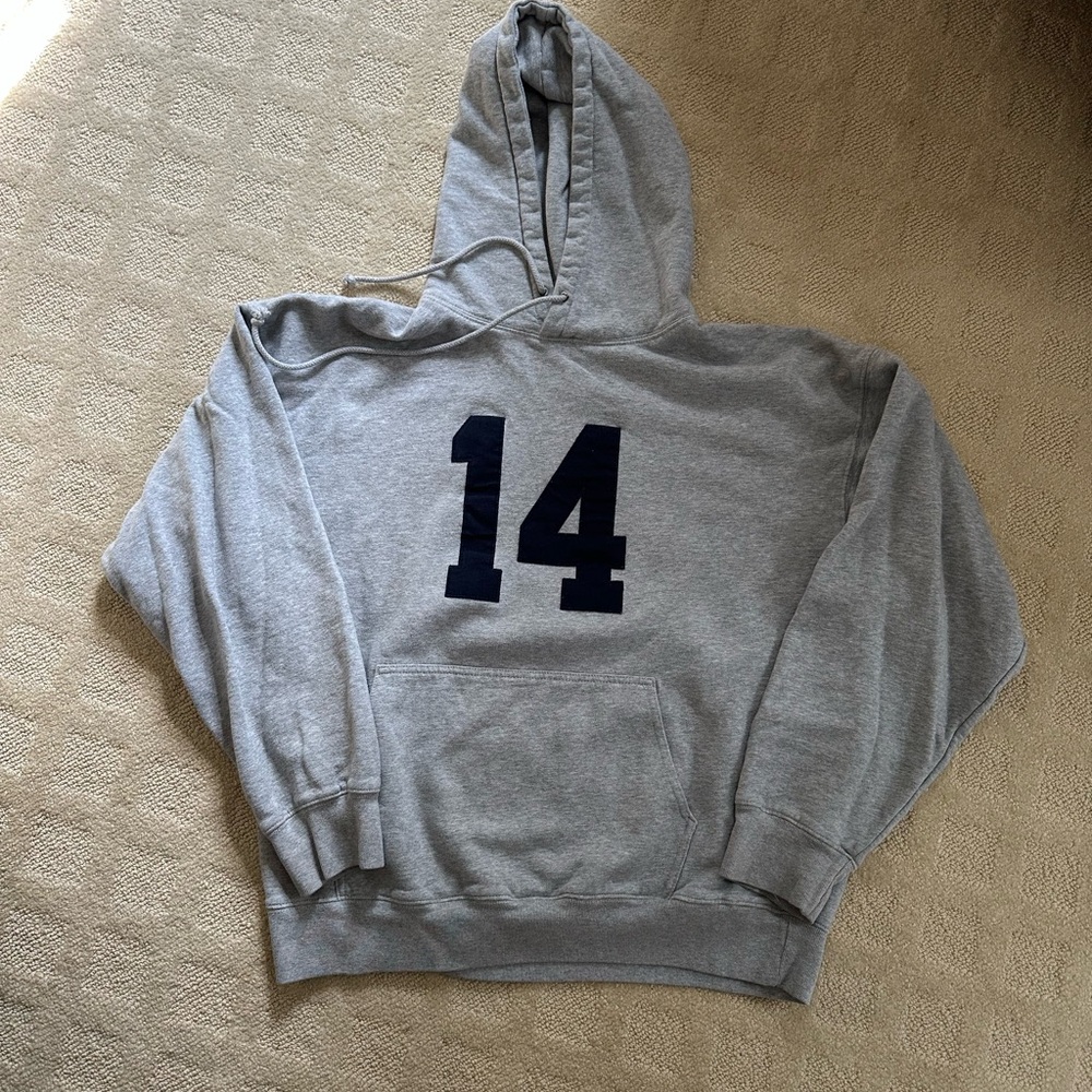 Brandy Melville John Galt Gray Number 14 Sweatshirt